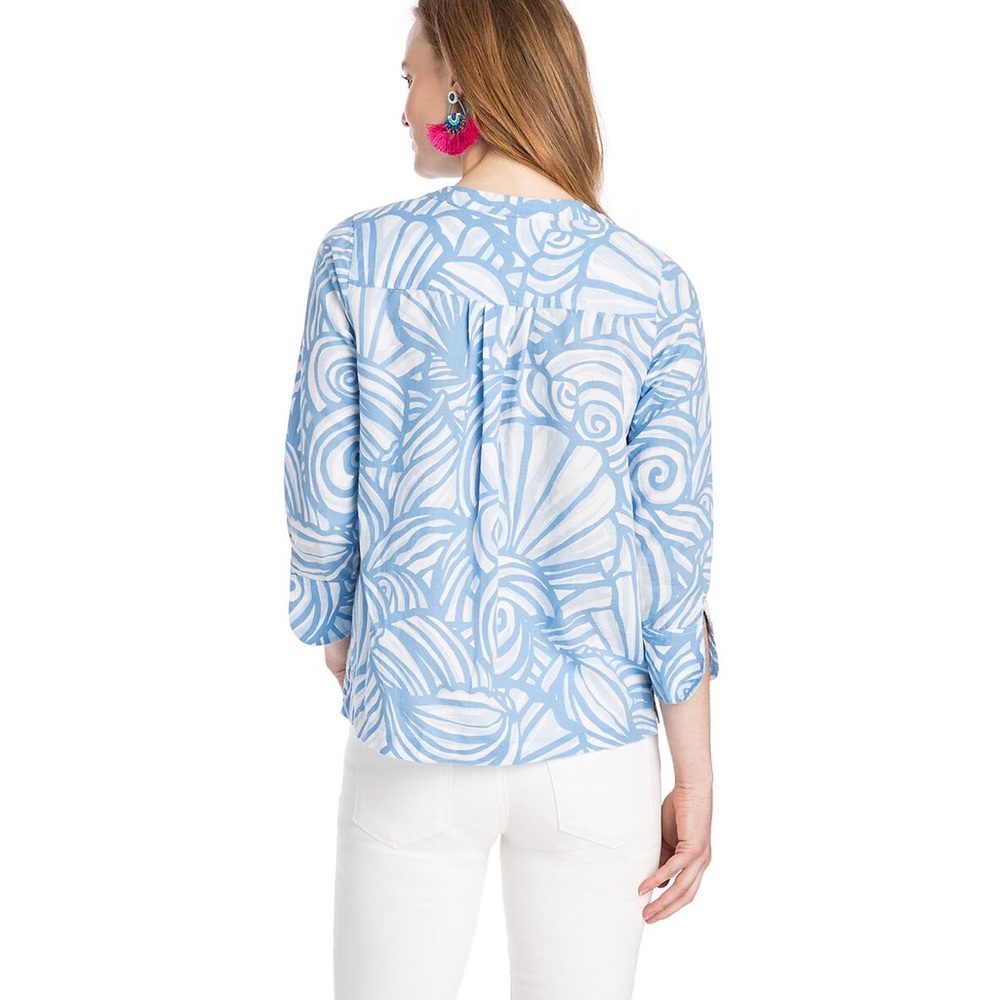 Nautilus Shell Print Tunic Top - image 4
